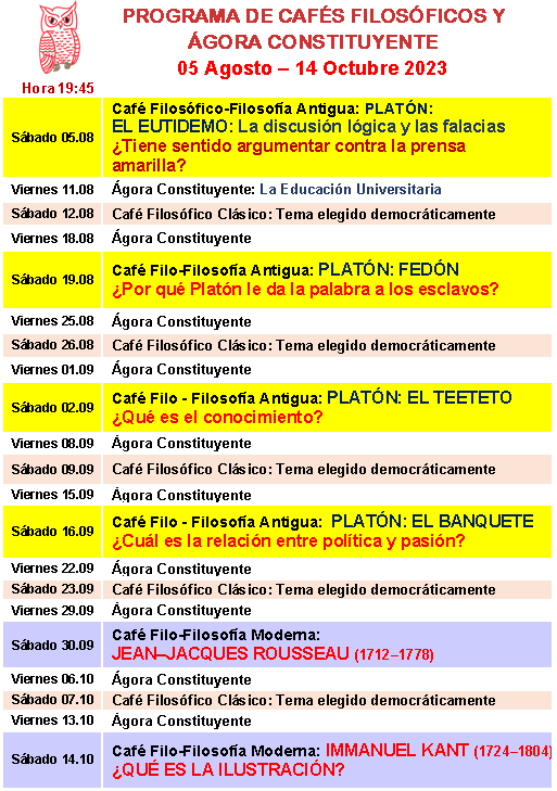 ProgramaAgosto Octubre 2023