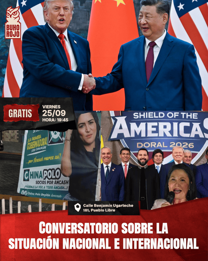 Conversatorio sobre la situación nacional e internacional. VIERNES 26 setiembre 2026