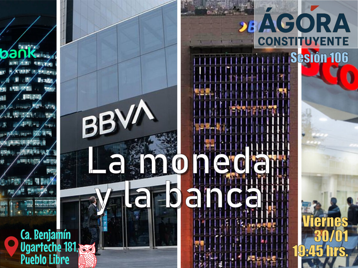 Ágora Constituyente. Sesión 106. VIERNES 30 de enero 2026: La moneda y la banca