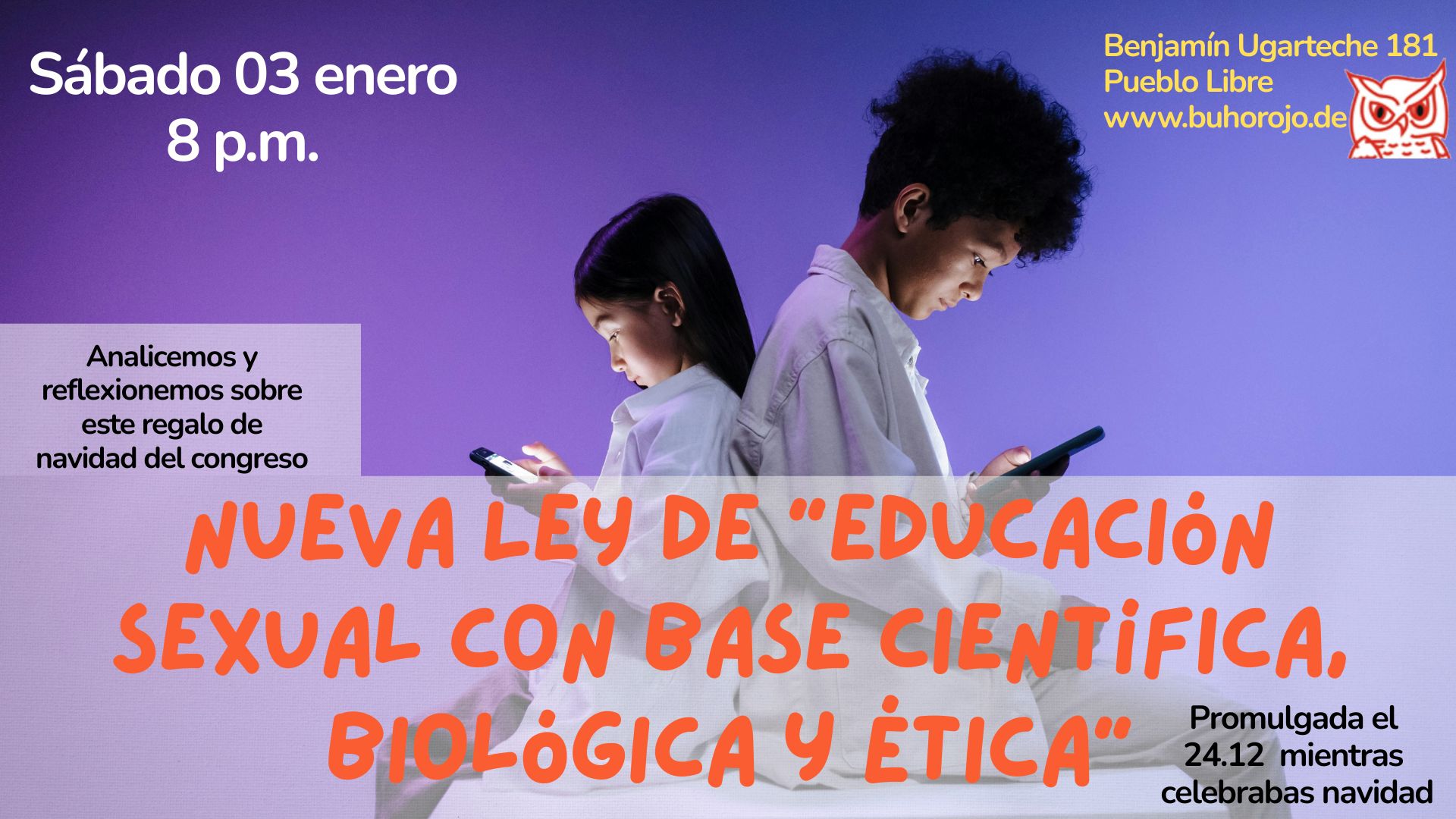 Conversatorio: Ley sobre Educacion Sexual 2025