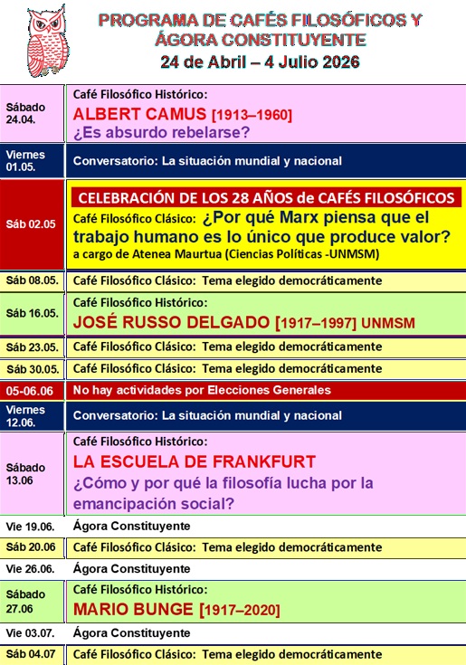 Programa Abril-Julio 2026