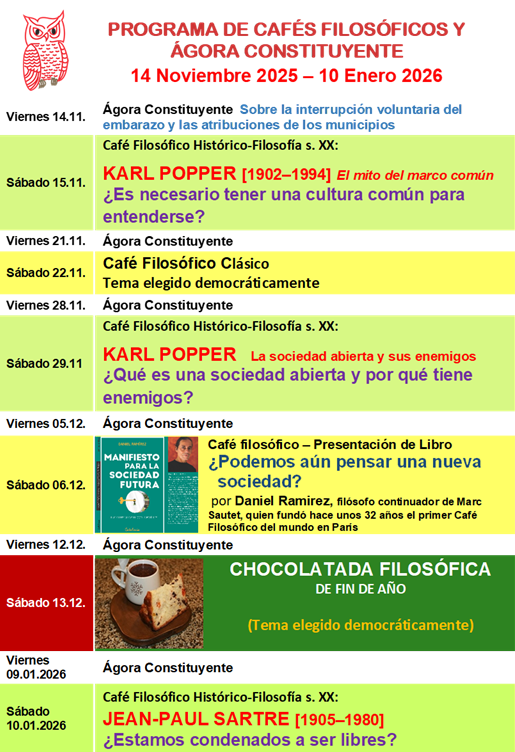 Programa Noviembre 2025 - Enero 2026