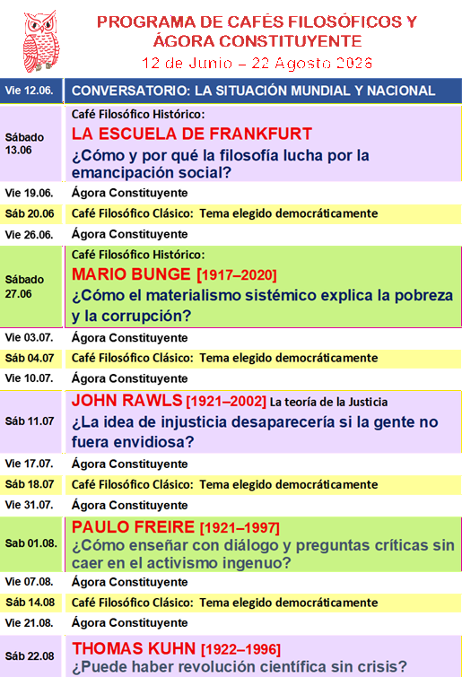 Programa Junio-Agosto 2026