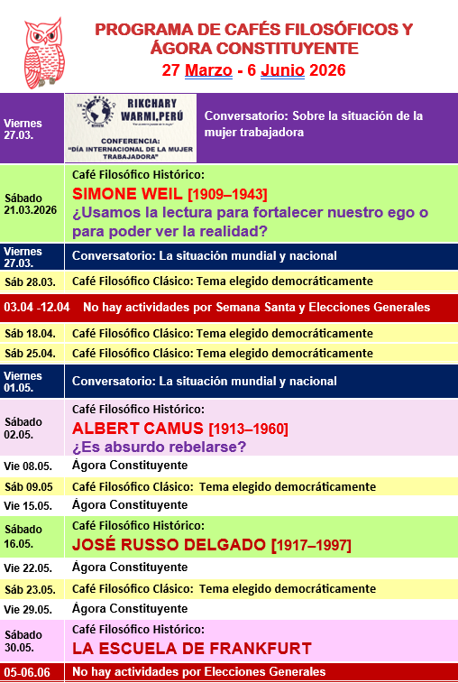 Programa Marzo-Junio 2026