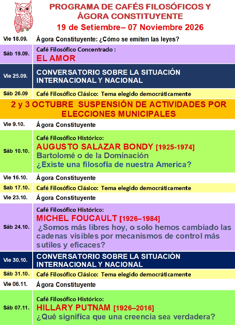 Programa Setiembre-Noviembre 2026