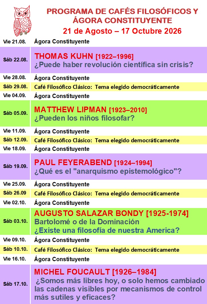Programa Agosto-Octubre 2026